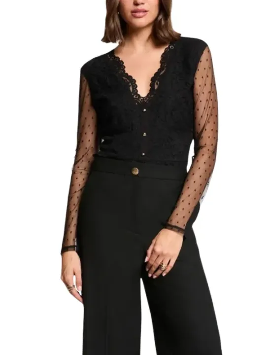 Morgan De Toi Damen Bluse Schwarz | online kaufen
