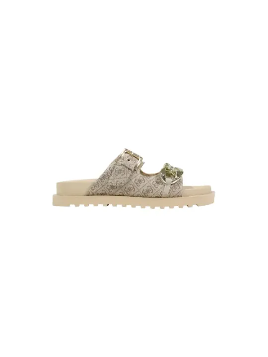 Guess Damen Pantolette Beige | online kaufen