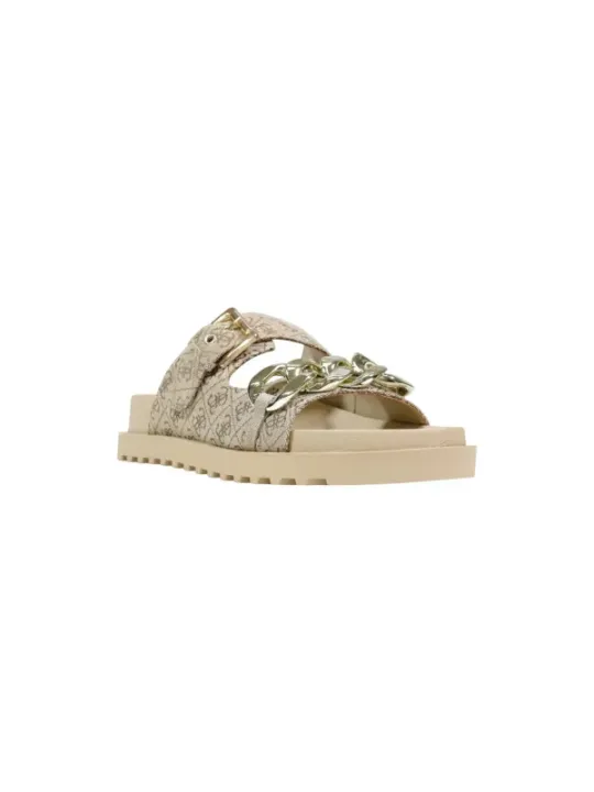 Guess Damen Pantolette Beige | online kaufen