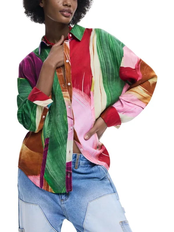 Desigual Damen Hemd Grün | online kaufen