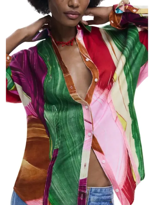 Desigual Damen Hemd Grün | online kaufen