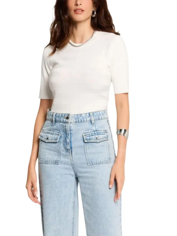 Morgan De Toi Damen T-Shirt Weiß | online kaufen