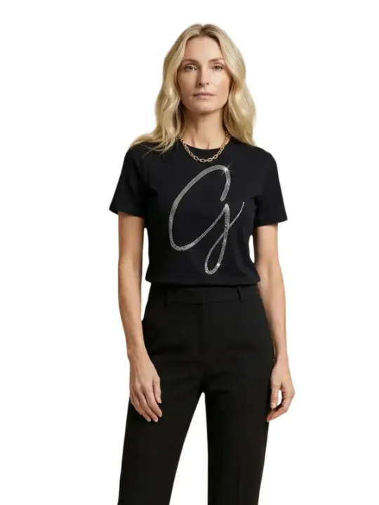Guess Damen T-Shirt Schwarz | online kaufen