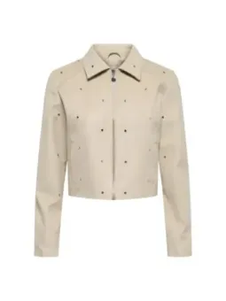 Jacqueline De Yong Damen Kostümjacken Beige | online kaufen