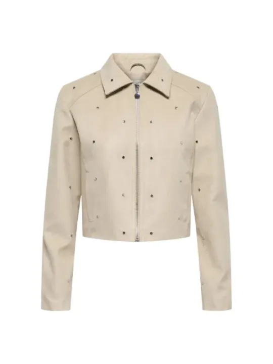 Jacqueline De Yong Damen Kostümjacken Beige | online kaufen