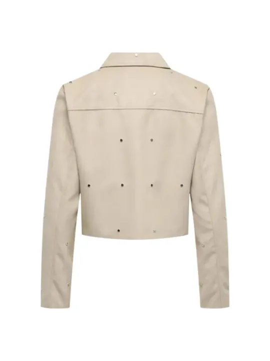 Jacqueline De Yong Damen Kostümjacken Beige | online kaufen