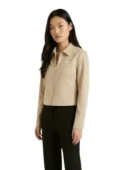 Jacqueline De Yong Damen Kostümjacken Beige | online kaufen