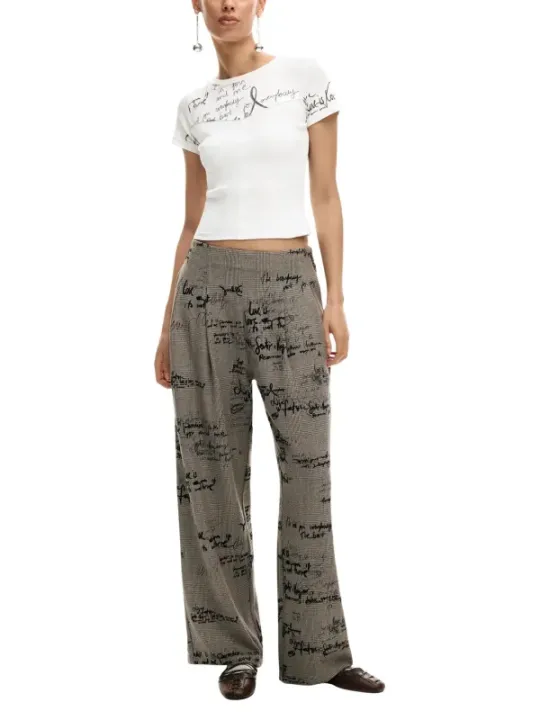 Desigual Damen Hose Grau | online kaufen