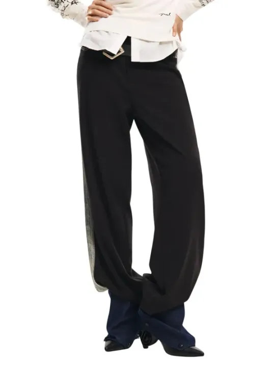 Desigual Damen Hose Schwarz | online kaufen