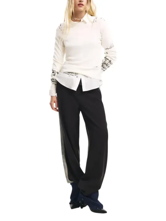 Desigual Damen Hose Schwarz | online kaufen