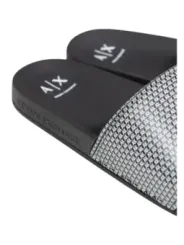 Armani Exchange Herren Pantolette Schwarz | online kaufen