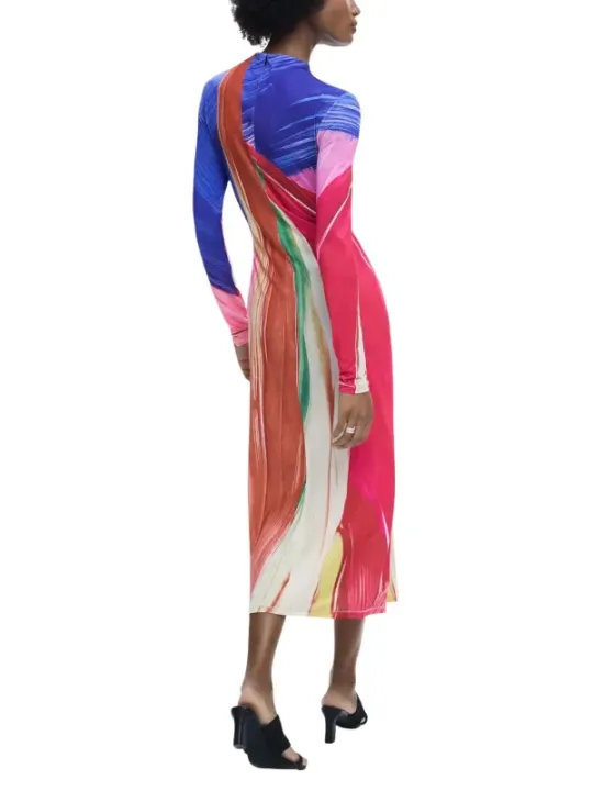 Desigual Damen Kleid Fuchsinrot | online kaufen