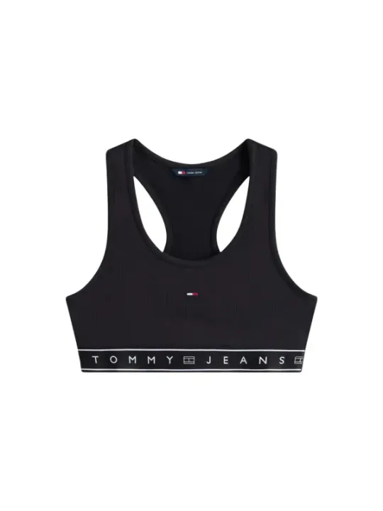 Tommy Hilfiger Jeans Damen Top Schwarz | online kaufen