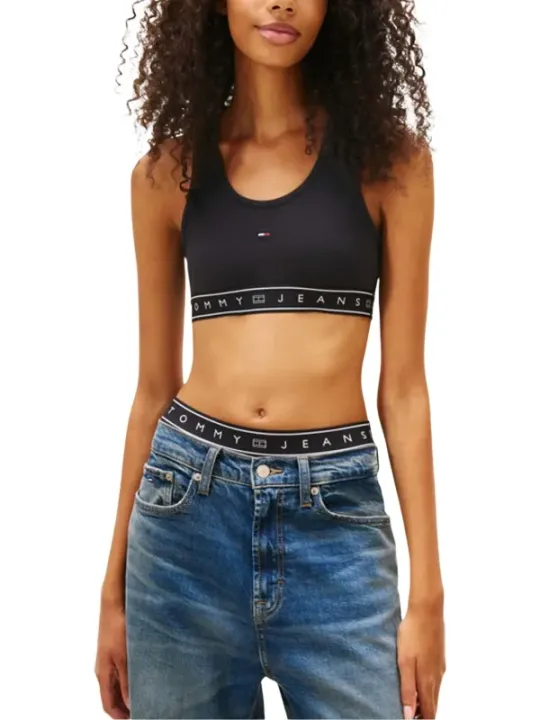 Tommy Hilfiger Jeans Damen Top Schwarz | online kaufen