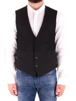 Antony Morato Herren Weste Schwarz | online kaufen