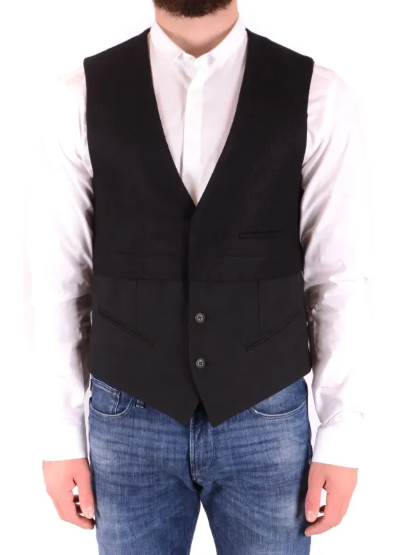 Antony Morato Herren Weste Schwarz | online kaufen