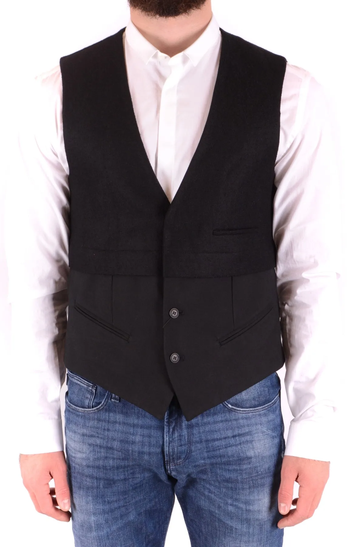 Herren Weste Schwarz 503087