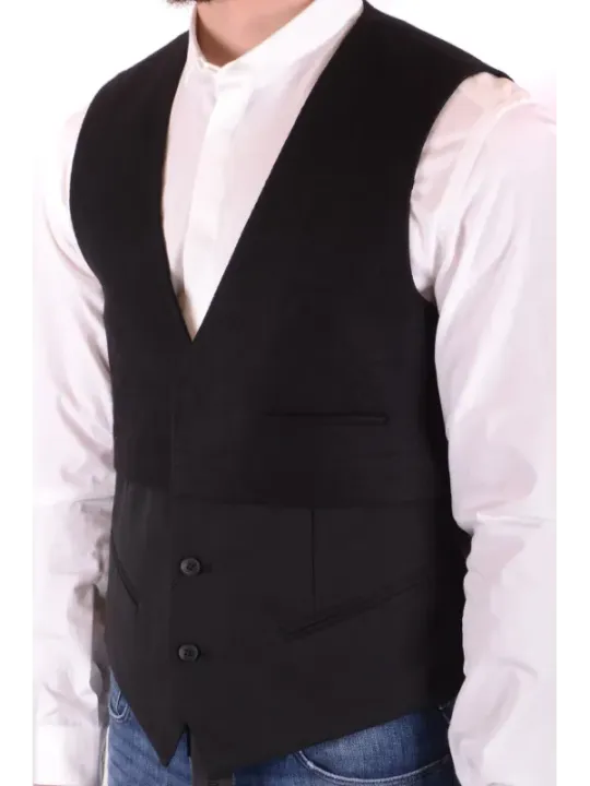 Antony Morato Herren Weste Schwarz | online kaufen