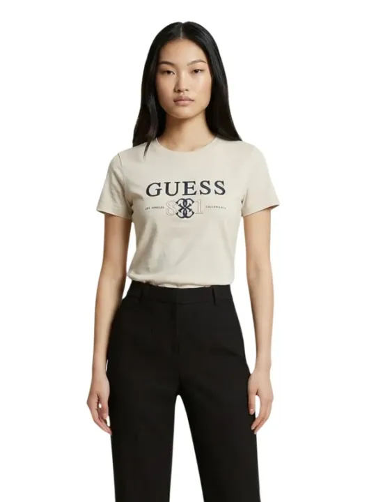 Guess Damen T-Shirt Beige | online kaufen