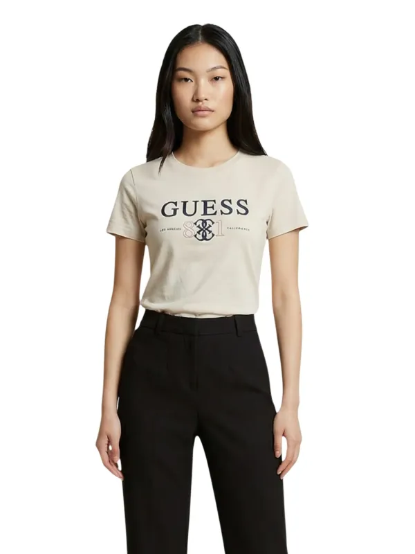 Guess Damen T-Shirt Beige | online kaufen