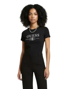 Guess Damen T-Shirt Schwarz | online kaufen