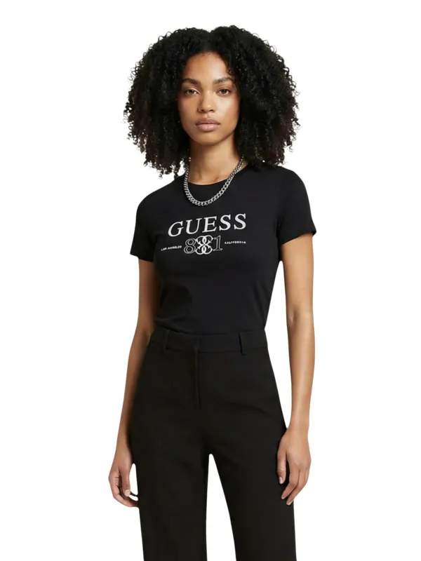 Guess Damen T-Shirt Schwarz | online kaufen
