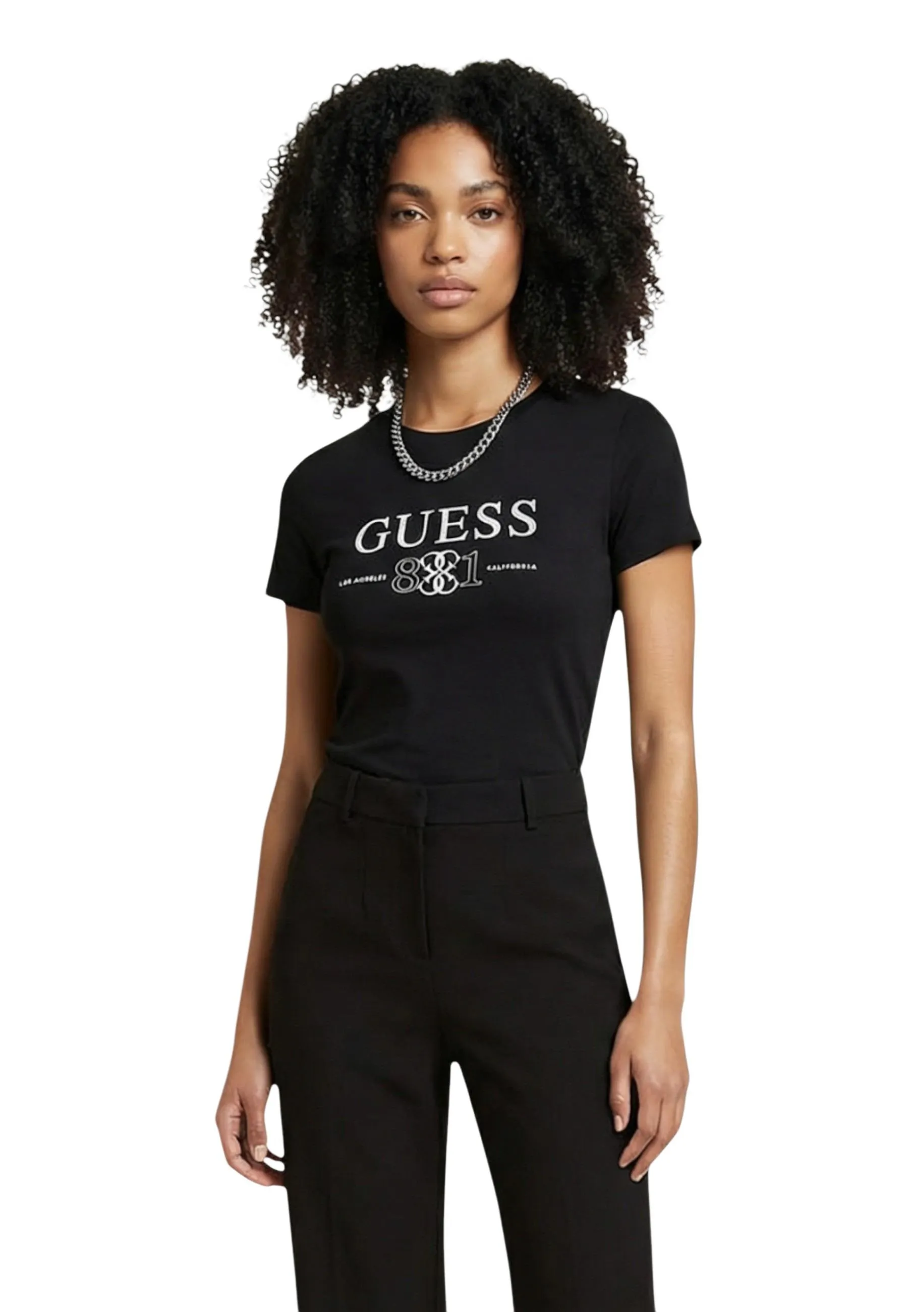 Guess Damen T-Shirt Schwarz 506508
