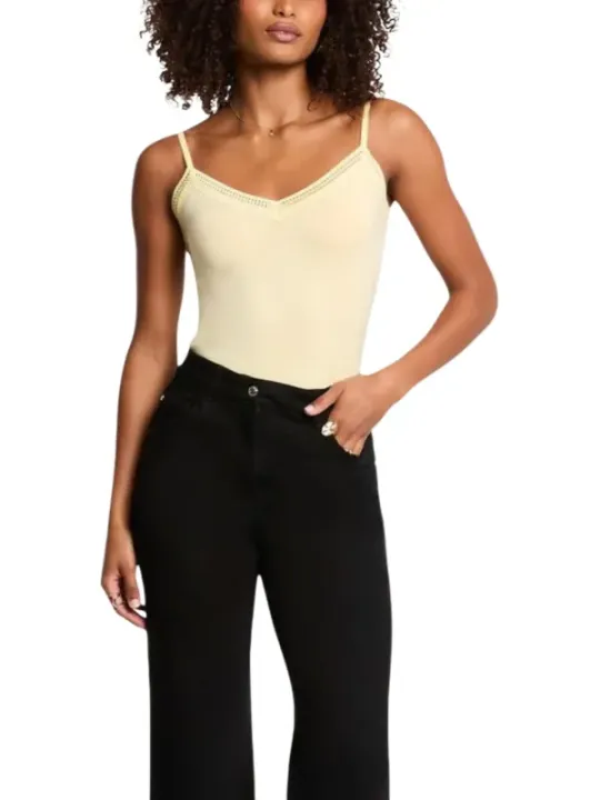Morgan De Toi Damen Tank-Tops Gelb | online kaufen
