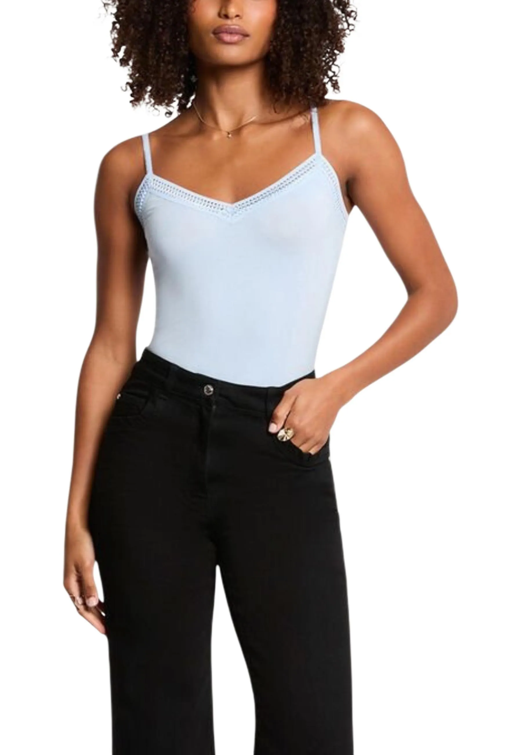 Damen Tank-Tops Azurblau 506500