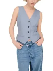 Only Damen Weste Azurblau | online kaufen