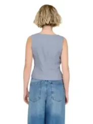 Only Damen Weste Azurblau | online kaufen