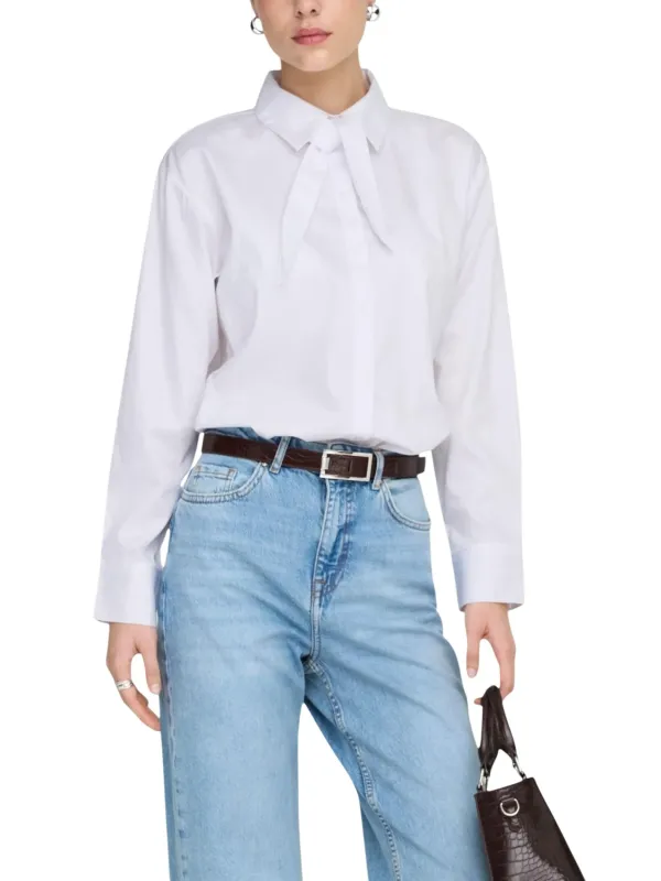 Jacqueline De Yong Damen Hemd Weiß | online kaufen