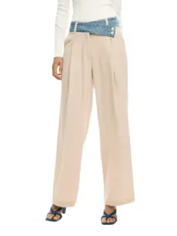 Desigual Damen Hose Beige | online kaufen