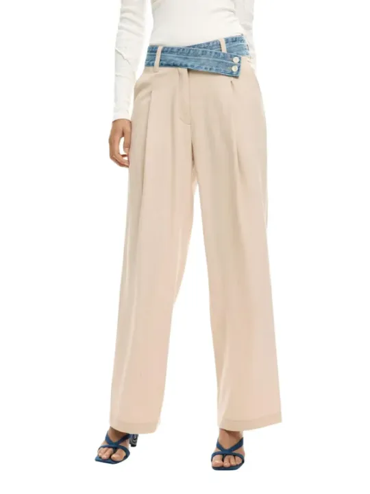 Desigual Damen Hose Beige | online kaufen