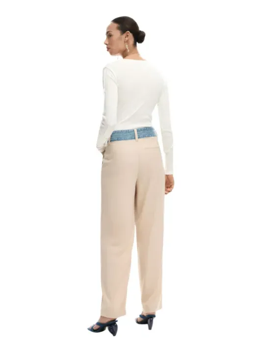 Desigual Damen Hose Beige | online kaufen