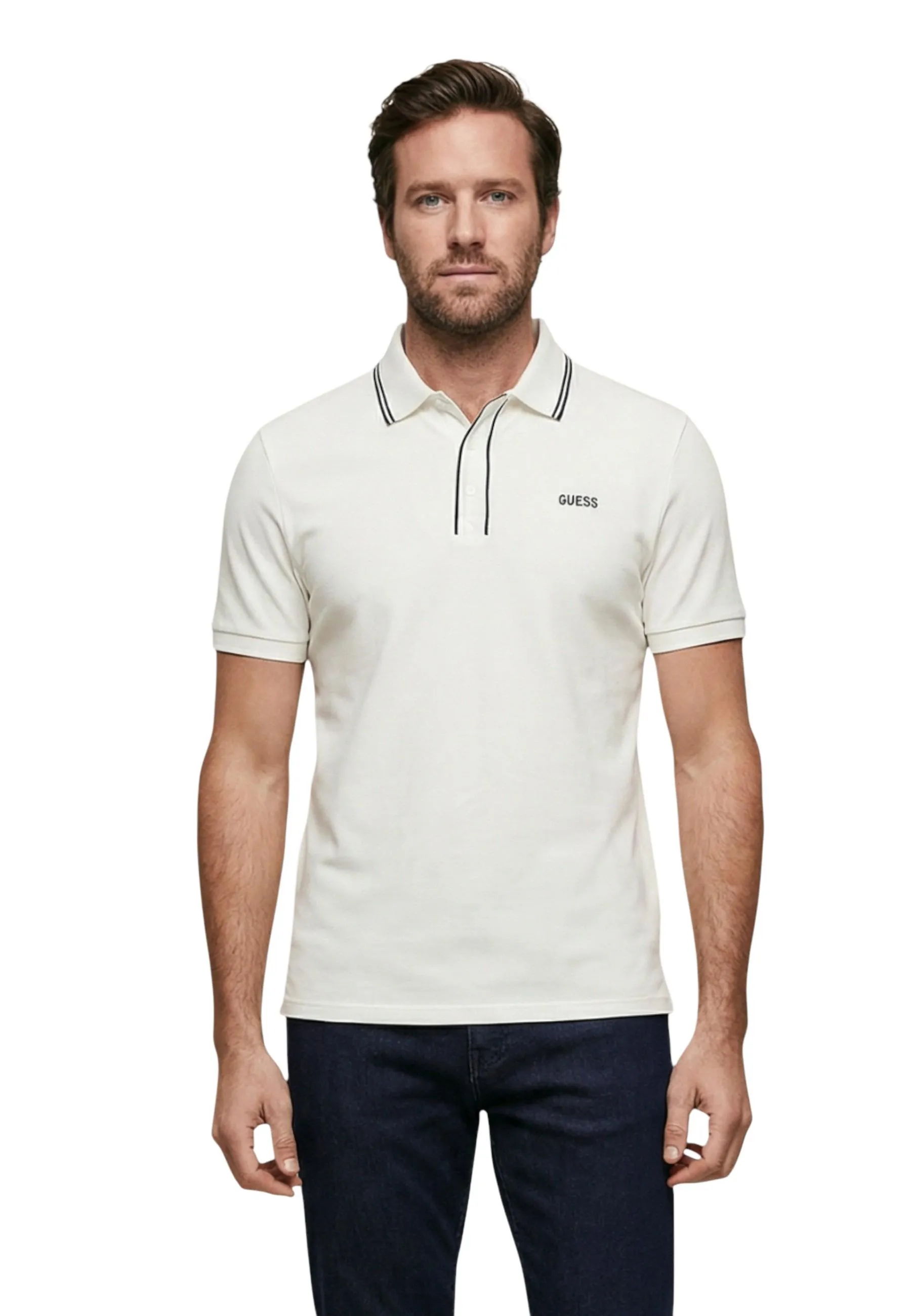 Guess Herren Polo Weiß 506307