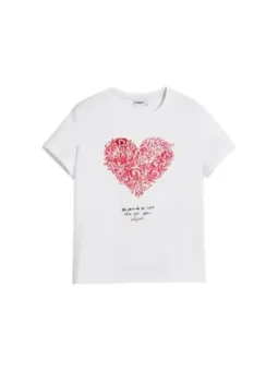 Desigual Damen T-Shirt Weiß mieten | Flex-Fashion Verleih