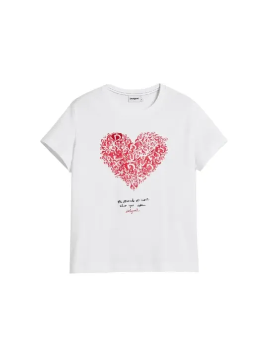 Desigual Damen T-Shirt Weiß | online kaufen