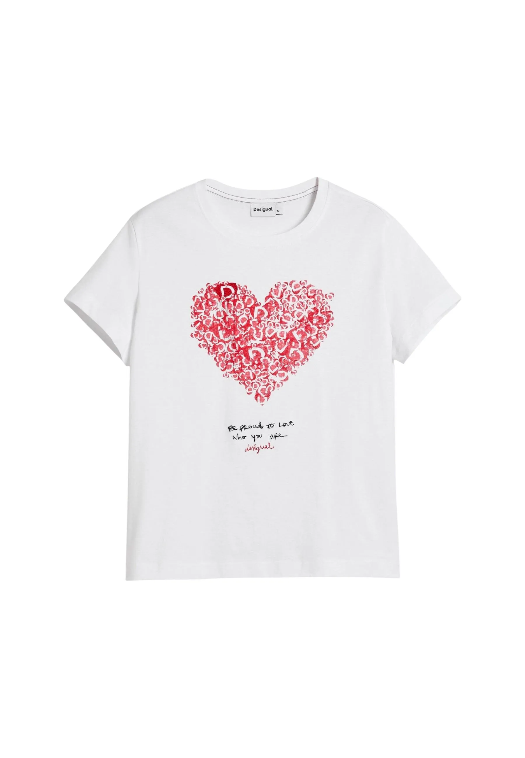 Desigual Damen T-Shirt Weiß 506340