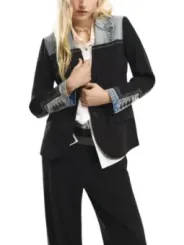 Desigual Damen Kostümjacken Schwarz | online kaufen