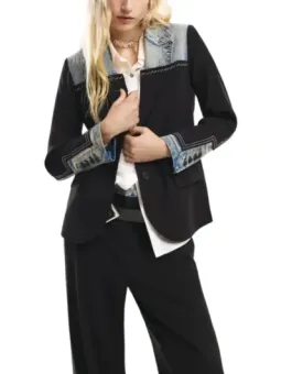 Desigual Damen Blazer mieten - Schwarz, XS-XL, Frühling/Sommer