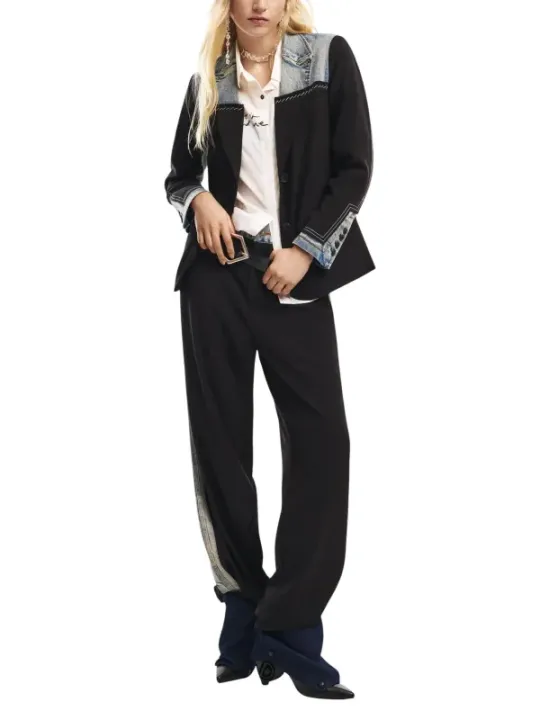 Desigual Damen Kostümjacken Schwarz | online kaufen