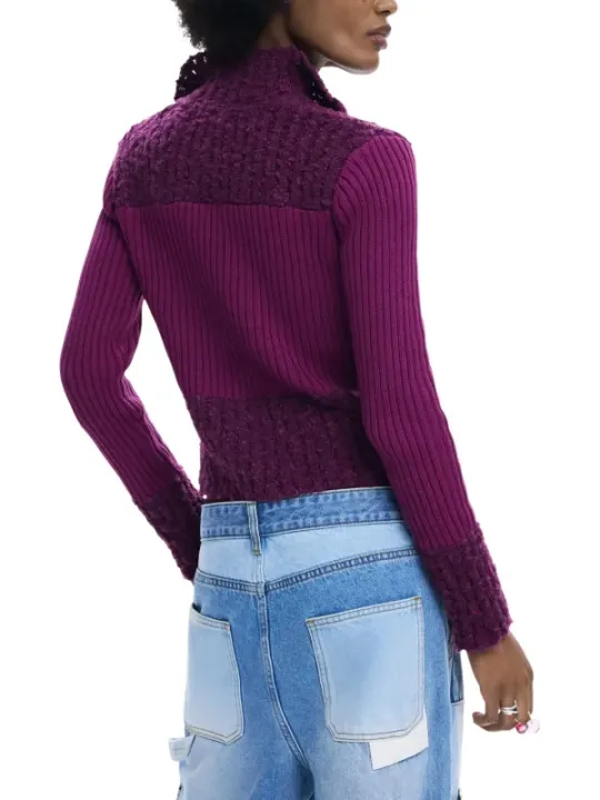 Desigual Damen Cardigan Fuchsinrot | online kaufen