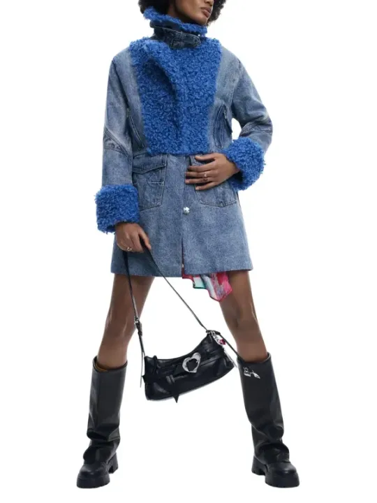 Desigual Damen Kostümjacken Blau | online kaufen