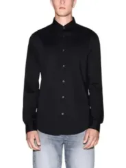 Armani Exchange Herren Hemd Schwarz | online kaufen