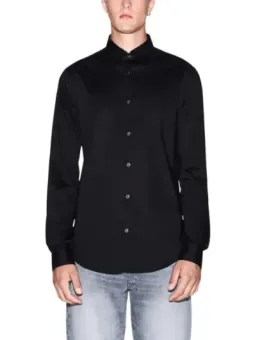 Armani Exchange Herren Hemd Schwarz | online kaufen