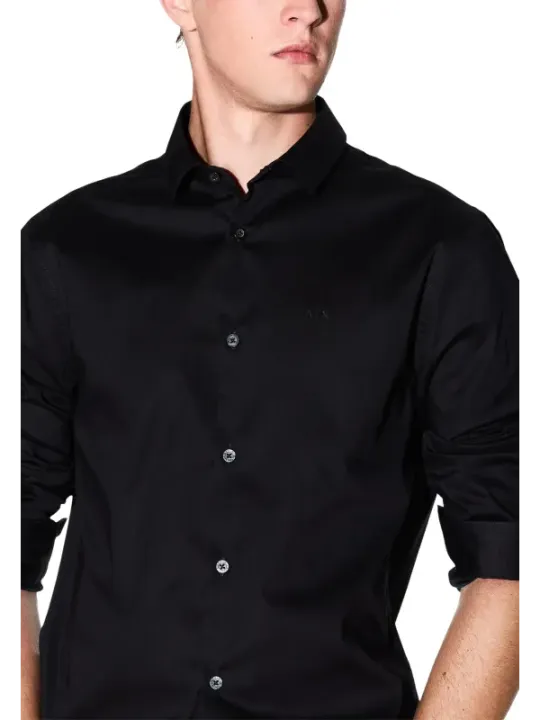 Armani Exchange Herren Hemd Schwarz | online kaufen