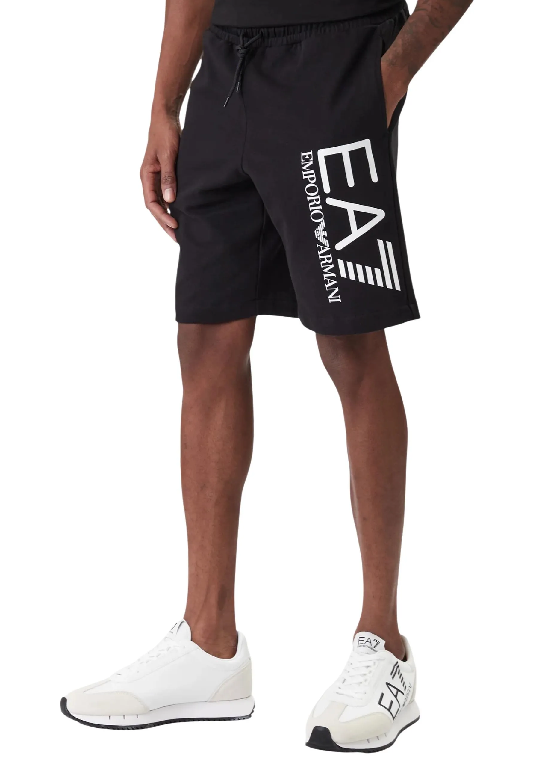 Ea7 Herren Bermudas Schwarz 506357