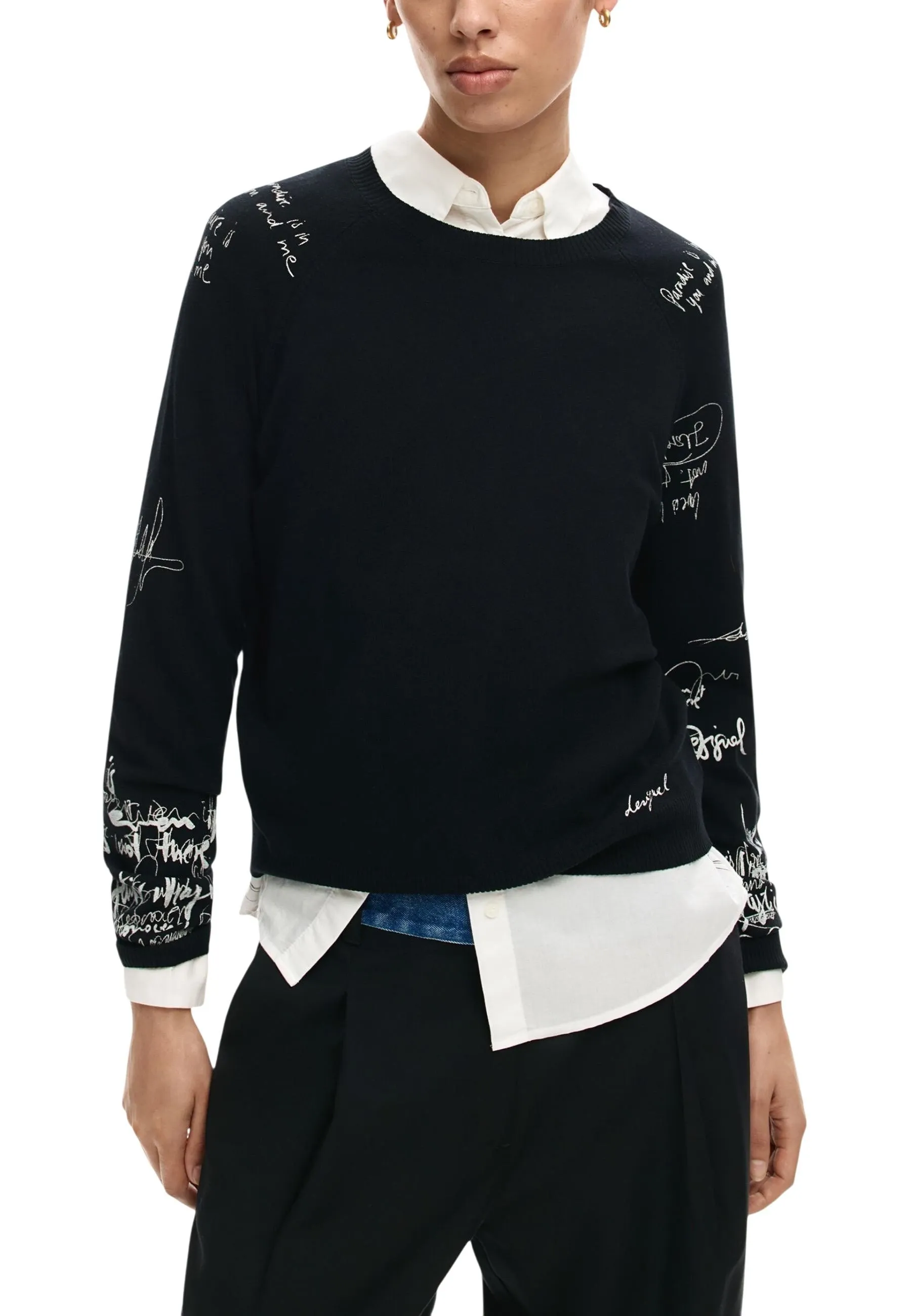 Damen Pullover Schwarz 506331