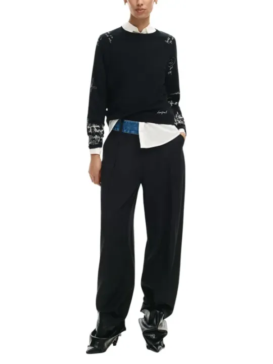 Desigual Damen Pullover Schwarz | online kaufen